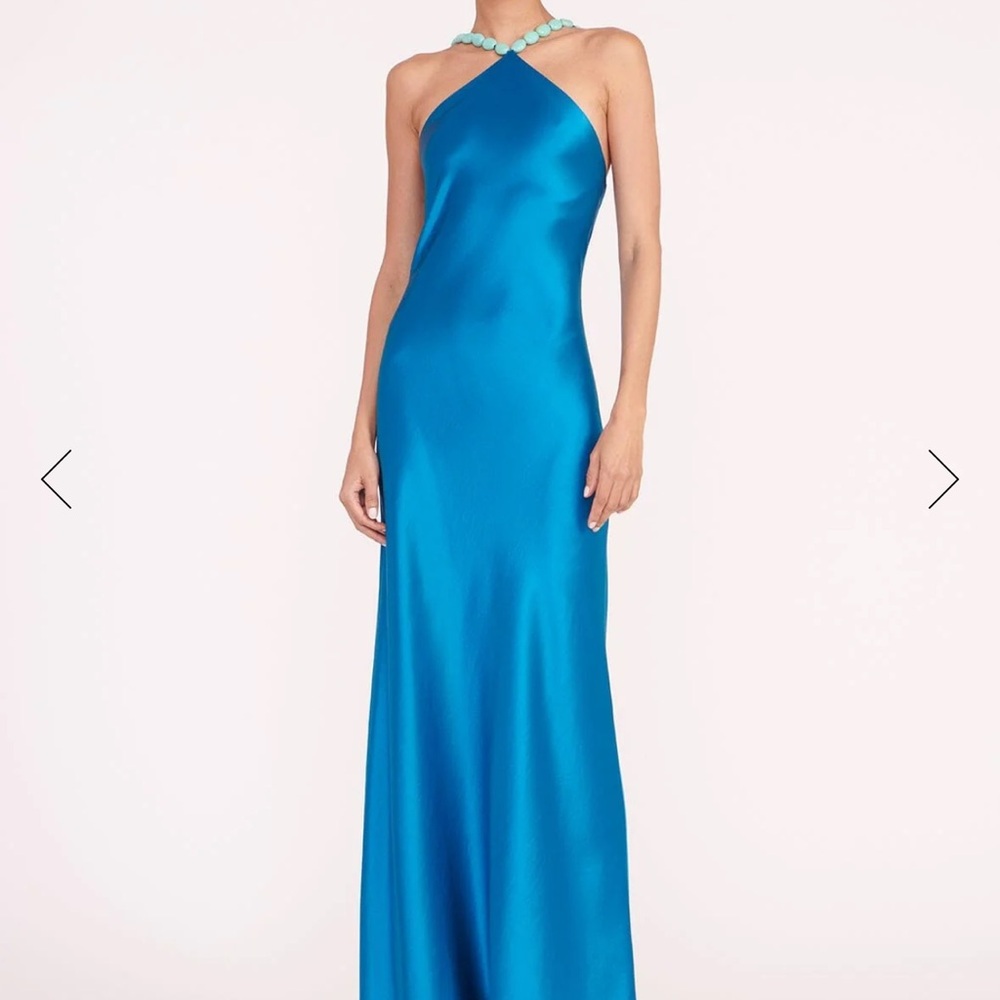 Staud Cadence dress | island blue